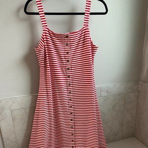 Daniel Cremieux Candy Stripe Midi Dress